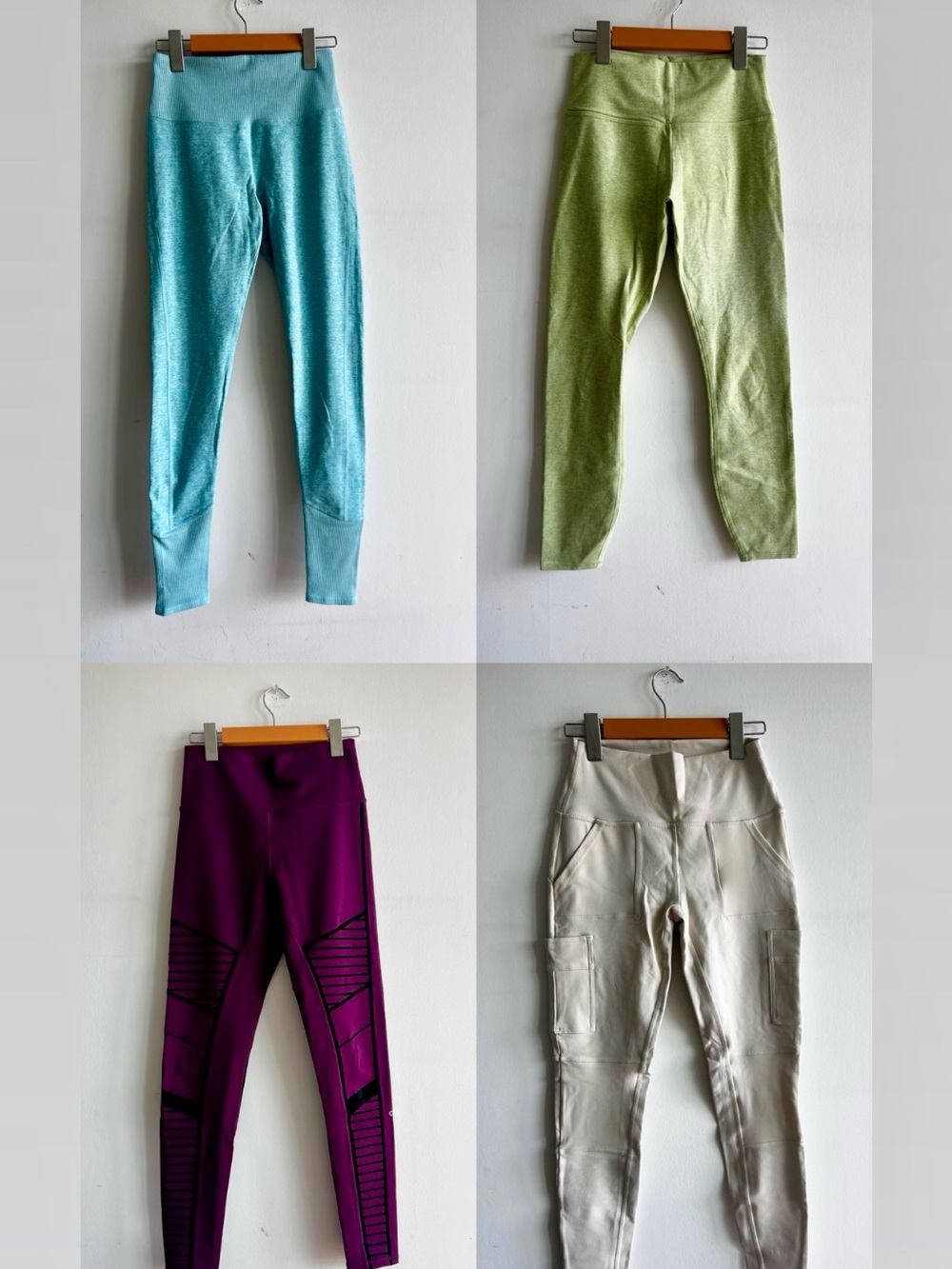 ALO Yoga Leggings S
in Aqua, Green, Plum & Bone